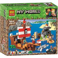 Конструктор My World  приключения на пиратском корабле 11170
