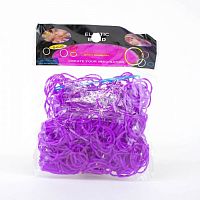 Резинки для плетения Фиолетовые 600 шт