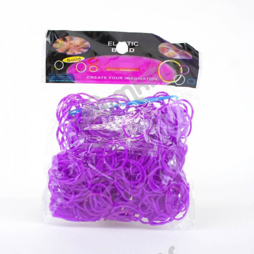 Резинки для плетения Фиолетовые 600 шт