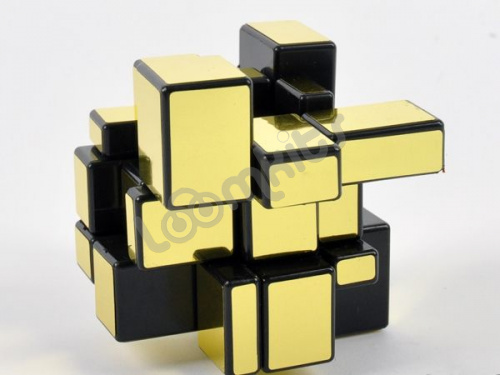 Зеркальный Кубик 3x3x3 непропорциональный (золотой) фото 3