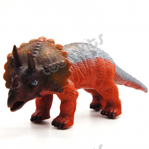 Игрушка динозавр Трицератопс Арк 25 см фото 2