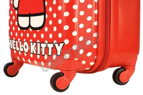 Детский чемодан на колесиках "Hello Kitty Red" фото 2
