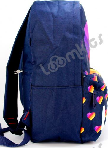 Рюкзак для девочки школьный Likee (Лайки) USB, 20307, синий фото 3