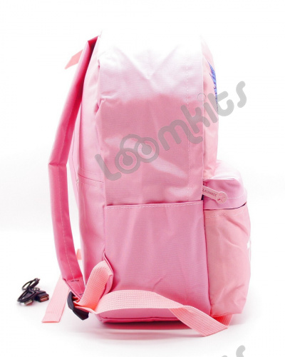 Рюкзак Tik Tok Wings (Тик Ток Крылья) розовый, боковые карманы для воды, 40 см с USB выходом фото 3