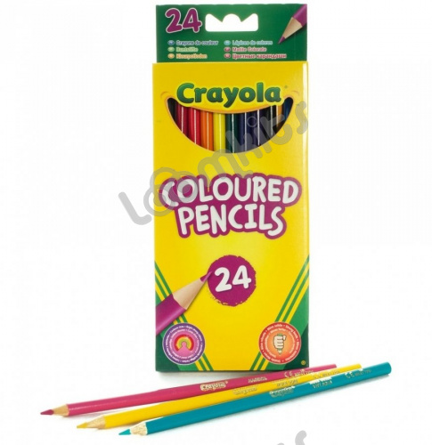 Набор из 24 цветных карандашей Crayola фото 2