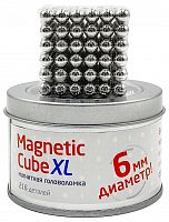 Головоломка магнитная Magnetic Cube XL, стальной, 216 шариков, 6 мм
