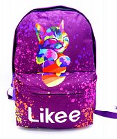 Рюкзак Like Cat, фиолетовый