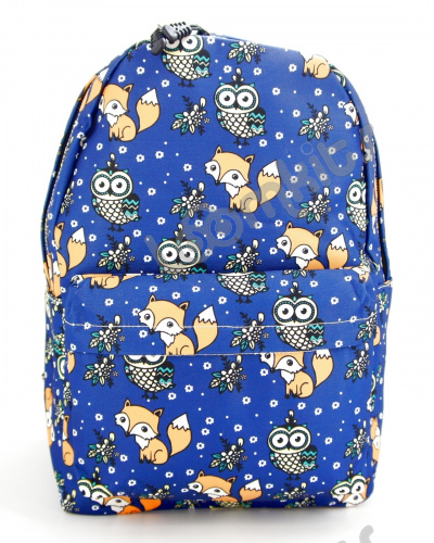 Рюкзак для девочки школьный "Совы-Лисы", размер L фото 2
