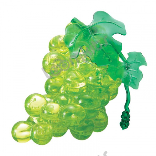 3D Головоломка Crystal Puzzle Виноград зеленый фото 3