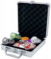 Покерный набор Royal Flush, 100 фишек, 11,5 г, с номиналом в чемодане