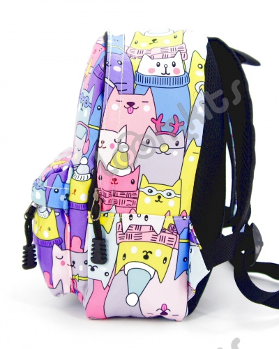 Рюкзак для девочки дошкольный "Зимние Котики", размер S фото 4