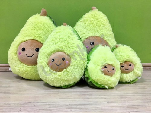 Мягкие игрушки авокадо - Огромная семья