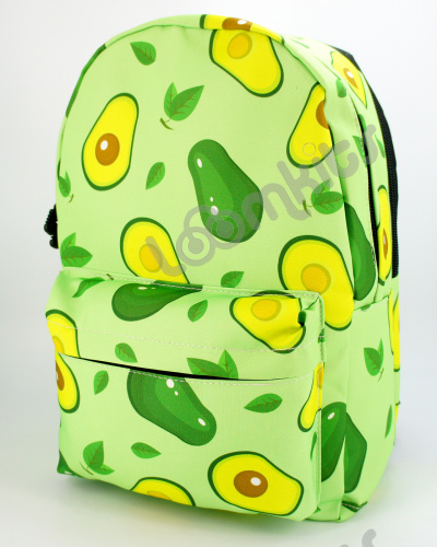 Рюкзак для девочки школьный Авокадо, размер L, зеленый фото 3