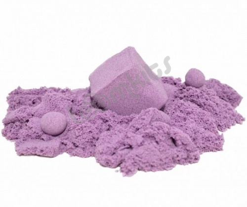 Кинетический пластилин Лепа "Zephyr" фиолетовый 0,3 кг (Дой-пак) фото 5