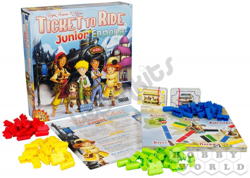 Настольная игра: Ticket to Ride Junior: Европа фото 4