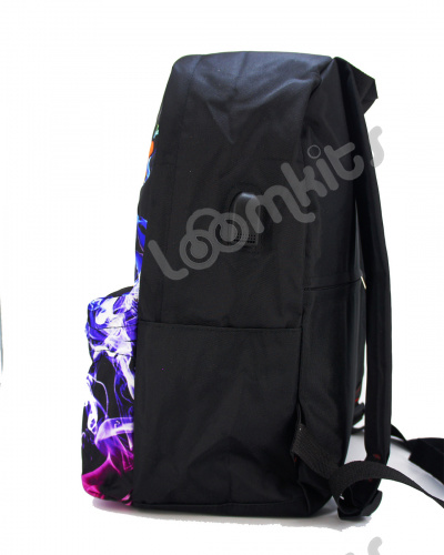 Рюкзак школьный для девочки Likee (Лайки) USB, 20300, черный фото 5