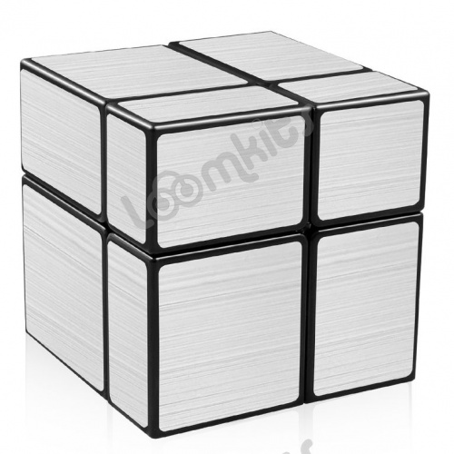 Зеркальный Кубик 2x2x2 непропорциональный (серебряный) фото 2