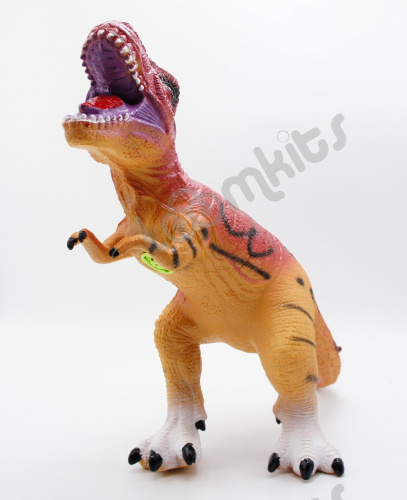 Фигурка динозавра Тиранозавр Тирекс 55 см Песочно-красный фото 2