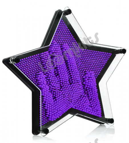 Экспресс-скульптор "Pinart" Звезда, Макси, Размер L 21 см, фиолетовый фото 2