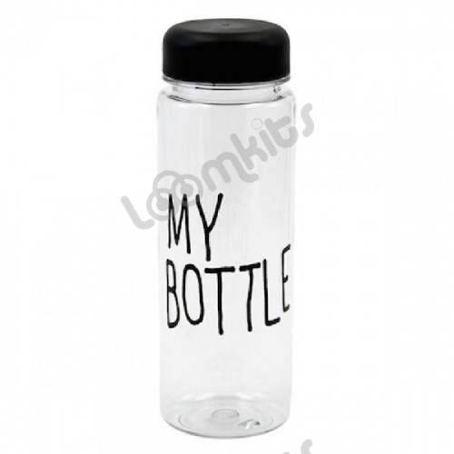 Пластиковая бутылка My bottle, черная, 500 мл