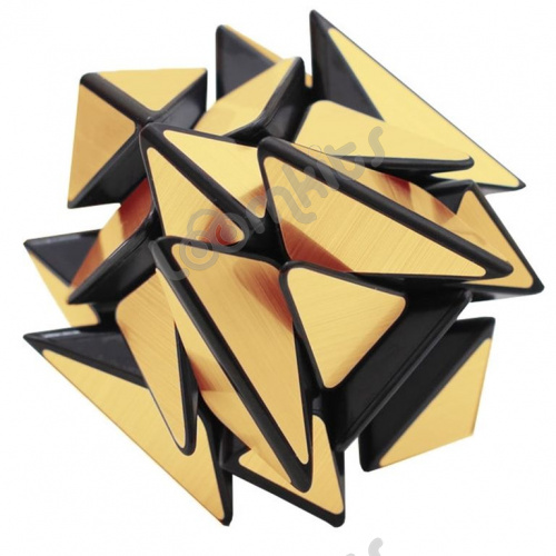 Зеркальный Кубик Трансформер (золотой) фото 2