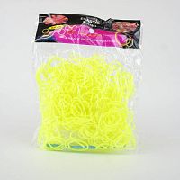 Резинки для плетения Лимонно - Желтые 600 шт