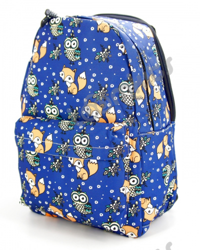 Рюкзак для девочки школьный "Совы-Лисы", размер L фото 3