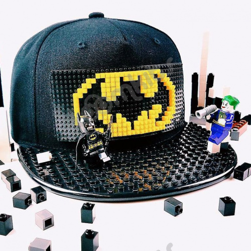 Кепка-конструктор "Ниндзяго" (совместимая с Лего) черная фото 9