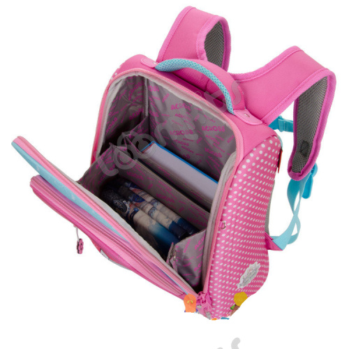 Школьный рюкзак Across ACR19-HK Единорог (розовый) фото 3