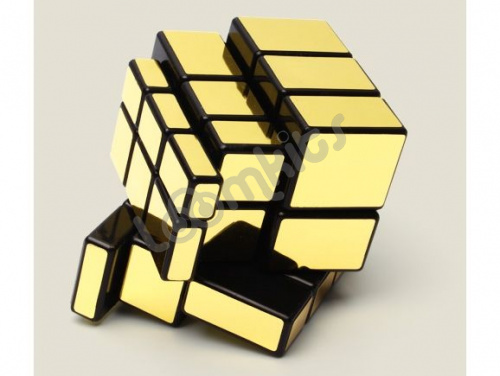 Зеркальный Кубик 3x3x3 непропорциональный (золотой) фото 4