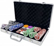 Покерный набор "Premium Poker" NUTS, 300 фишек 11.5 г с номиналом в чемодане