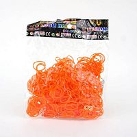 Резинки для плетения Темно-оранжевые 600 шт