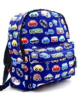 Рюкзак для мальчика "Машинки",размер S, синий