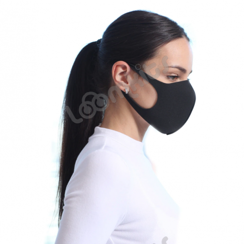 12 шт - Защитная маска неопреновая многоразовая для лица Fashion 3d фото 2