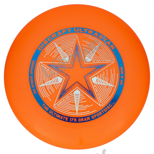 Диск Фрисби Discraft Ultra-Star оранжевый (175 гр.) фото 2