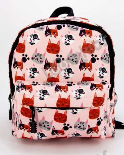 Рюкзак детский для девочки "Рыжие коты", размер S фото 3
