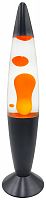 Лава-лампа, 35 см Black, Прозрачная/Оранжевая