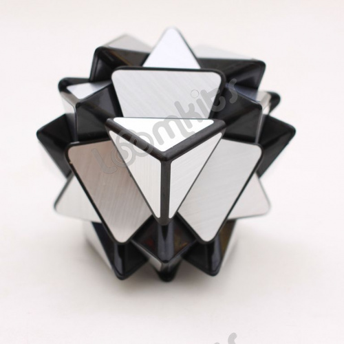Зеркальный Кубик Трансформер (серебряный) фото 5