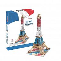 3D-пазл CubicFun Эйфелева Башня (Франция), цветная