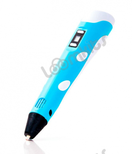 3D ручка, голубая фото 6