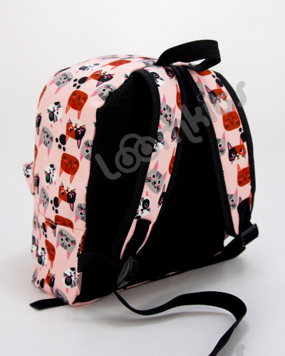 Рюкзак детский для девочки "Рыжие коты", размер S фото 5