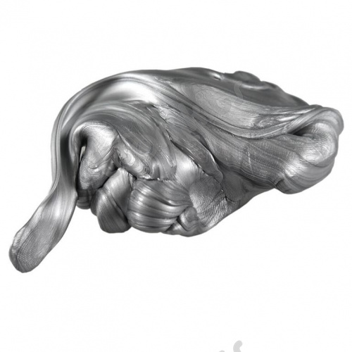 Жвачка для рук Nano Gum Сильвер - Серебряный металлик 50 гр фото 5