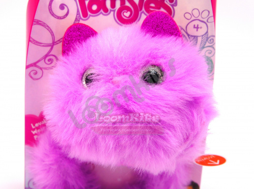 Интерактивная игрушка котенок Pomsies фиолетовый фото 3