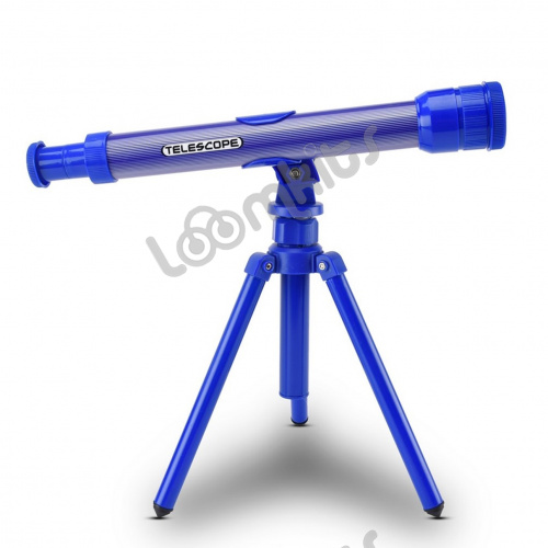 Игрушка телескоп со штативом Bebelot (35х31 см, зум 30x, синий) фото 3