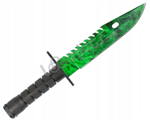 Нож байонет из дерева, зеленый (Zombie Hunter) Counter-Strike