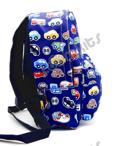 Рюкзак для мальчика "Машинки",размер S, синий фото 3
