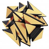 Головоломка Fanxin Зеркальный Кубик Трансформер (Magic Cube Axis 3х3х3), золотой