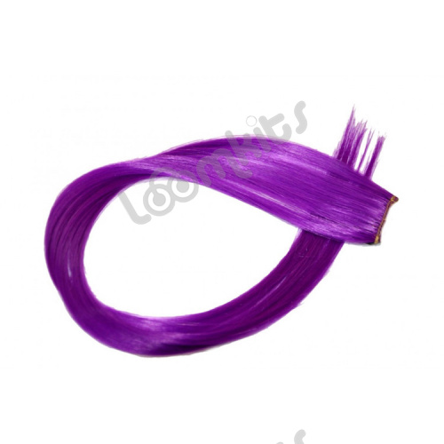 Локсы / Цветные пряди на заколках - Фиолетовый - 1
