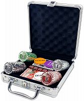 Покерный набор NUTS, 100 фишек 11.5 г с номиналом в чемодане