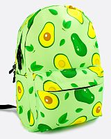 Рюкзак для девочки школьный Авокадо, размер L, зеленый